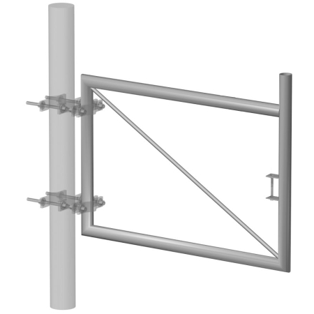 Heavy Duty Galvanised Wall/Building Antenna Side Mounting Post