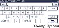 Qwerty keyboard